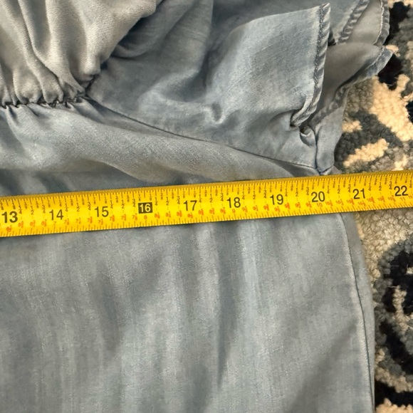 NWT beachlunchlounge Blue Off-Shoulder dress women size M - Picture 9 of 11